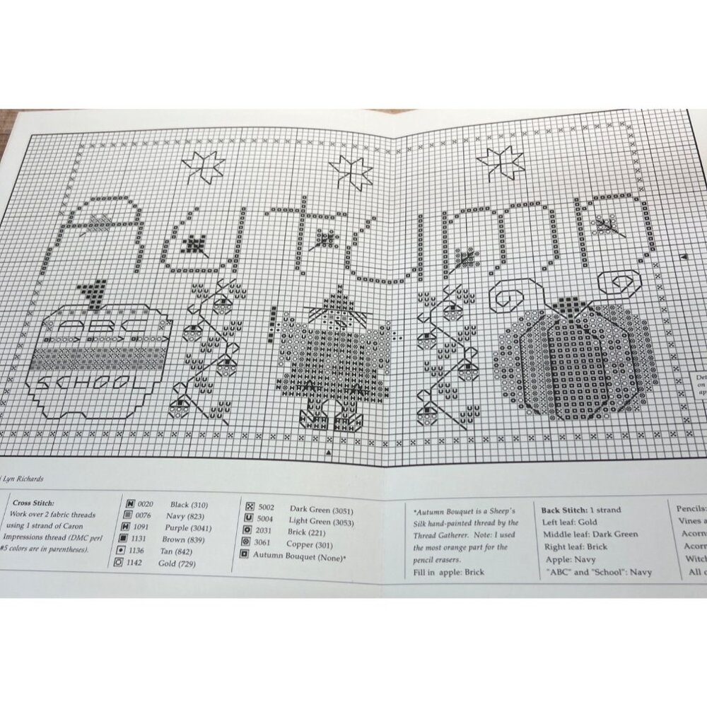 Autumn Cross Stitch Pattern - Picture 3 of 3